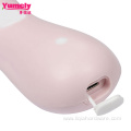 Pink Ergonomic Design Electric Facial Cleansing Brush